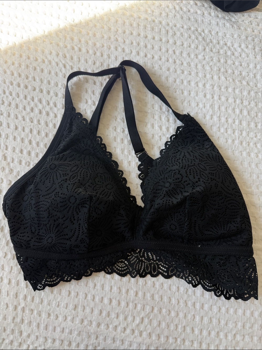 Black Lace Bralette - Women's Intimates